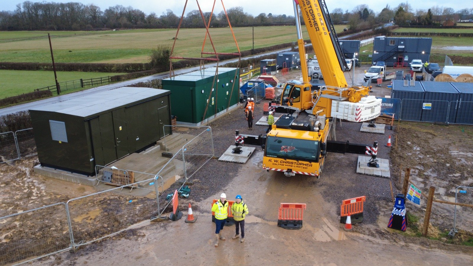 Solar farm electrical infrastructure by Beaumont Infrastructure